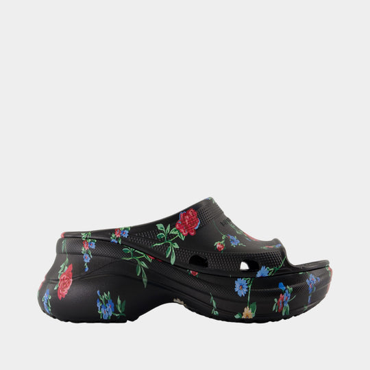 Sandales Pool - Balenciaga - Synthétique - Noir