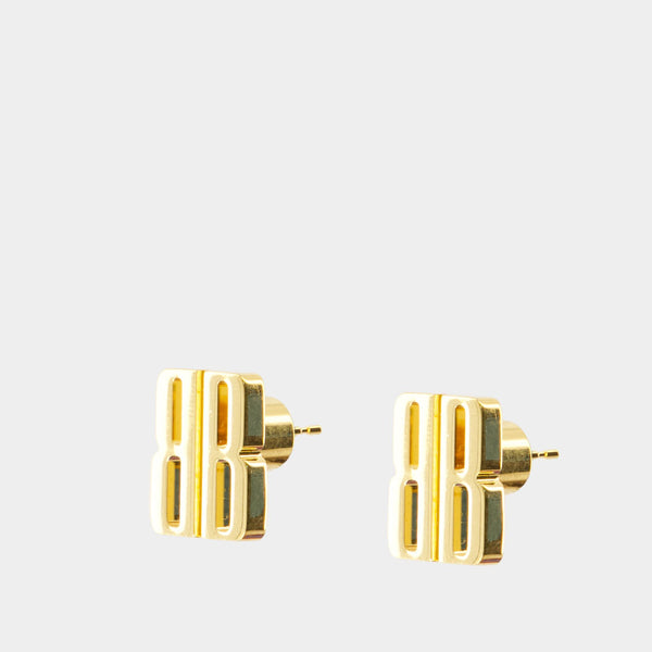 Boucles D'oreilles Nano Stud Xs - Balenciaga - Métal - Doré