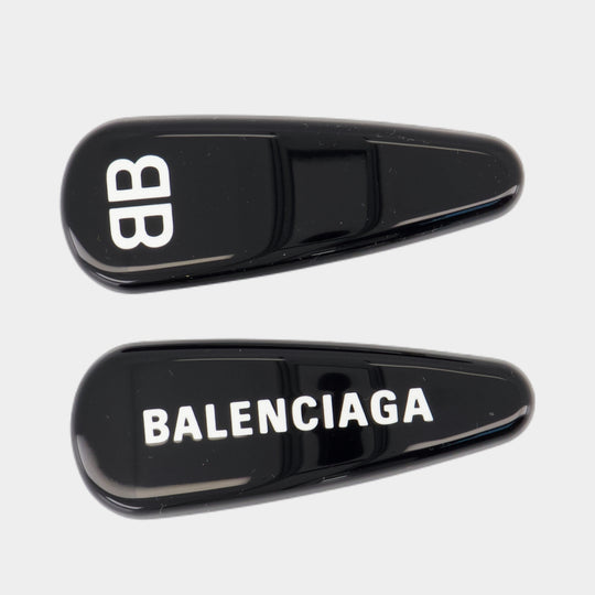 Barrettes Holli - Balenciaga - Métal - Noir