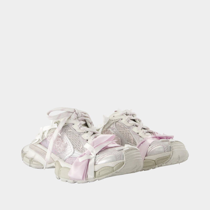 Sneakers 3XL - Balenciaga - Synthétique - Blanc/Rose
