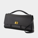 Sac À Bandoulière Bel Air Clap On - Balenciaga - Cuir - Noir