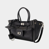 Sac À Main Bel Air Carry All - Balenciaga - Cuir - Noir