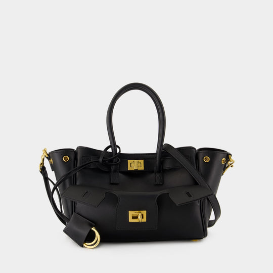 Sac À Main Bel Air Carry All Mini - Balenciaga - Cuir - Noir