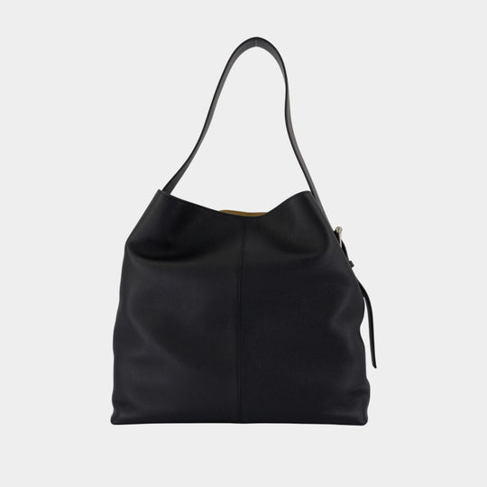 Cabas T-Bar Sling - Alexander McQueen - Cuir - Noir