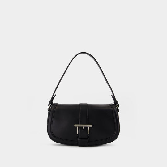 Sac À Main T-Bar Satchel - Alexander McQueen - Cuir - Noir