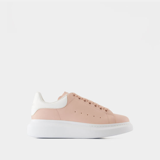 Sneakers Oversized - Alexander McQueen - Cuir - Rose