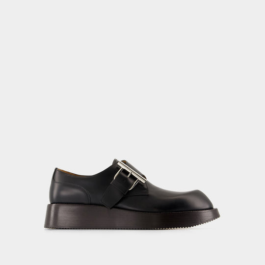 Mocassins T-Bar - Alexander McQueen - Cuir - Noir