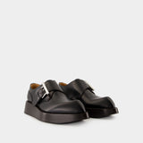 Mocassins T-Bar - Alexander McQueen - Cuir - Noir