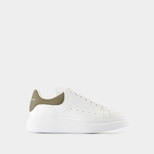 Sneakers Oversized - Alexander McQueen - Cuir - Blanc