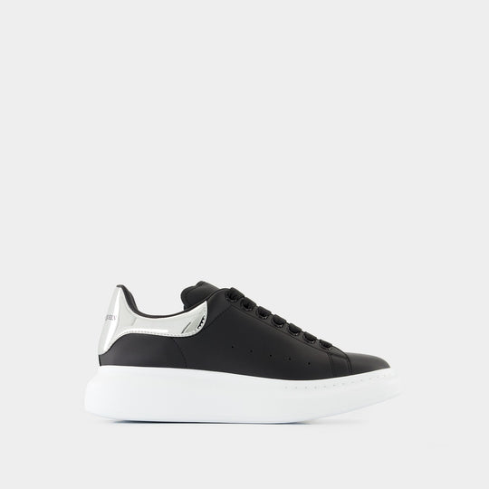 Sneakers Oversized - Alexander McQueen - Cuir - Noir