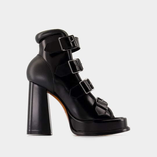 Escarpins - Alexander McQueen - Cuir - Noir