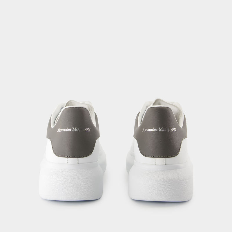 Sneakers Oversized - Alexander McQueen - Cuir - Blanc