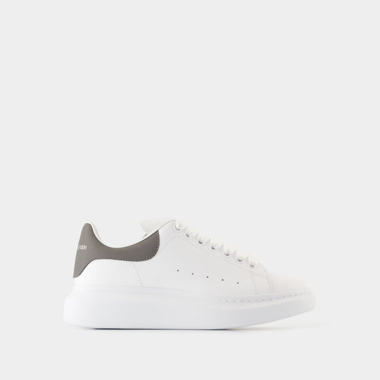 Sneakers Oversized - Alexander McQueen - Cuir - Blanc