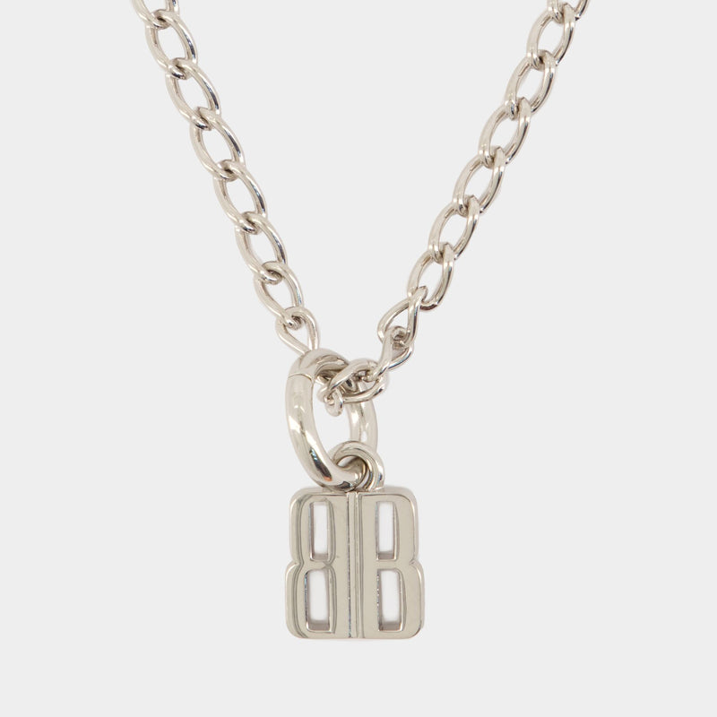 Collier Nano Thin - Balenciaga - Métal - Argenté
