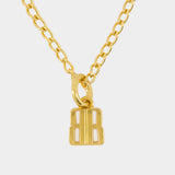 Collier Nano Thin - Balenciaga - Métal - Doré