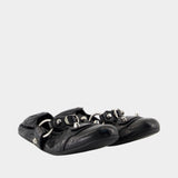 Ballerines City L005 - Balenciaga - Cuir - Noir
