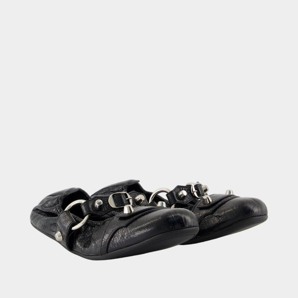 Ballerines City L005 - Balenciaga - Cuir - Noir