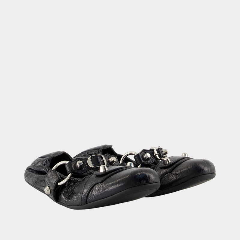 Ballerines City L005 - Balenciaga - Cuir - Noir