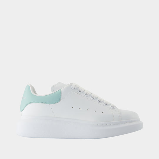 Sneakers Oversized - Alexander McQueen - Cuir - Blanc