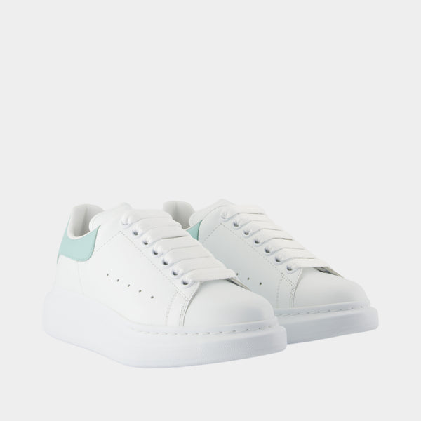 Sneakers Oversized - Alexander McQueen - Cuir - Blanc