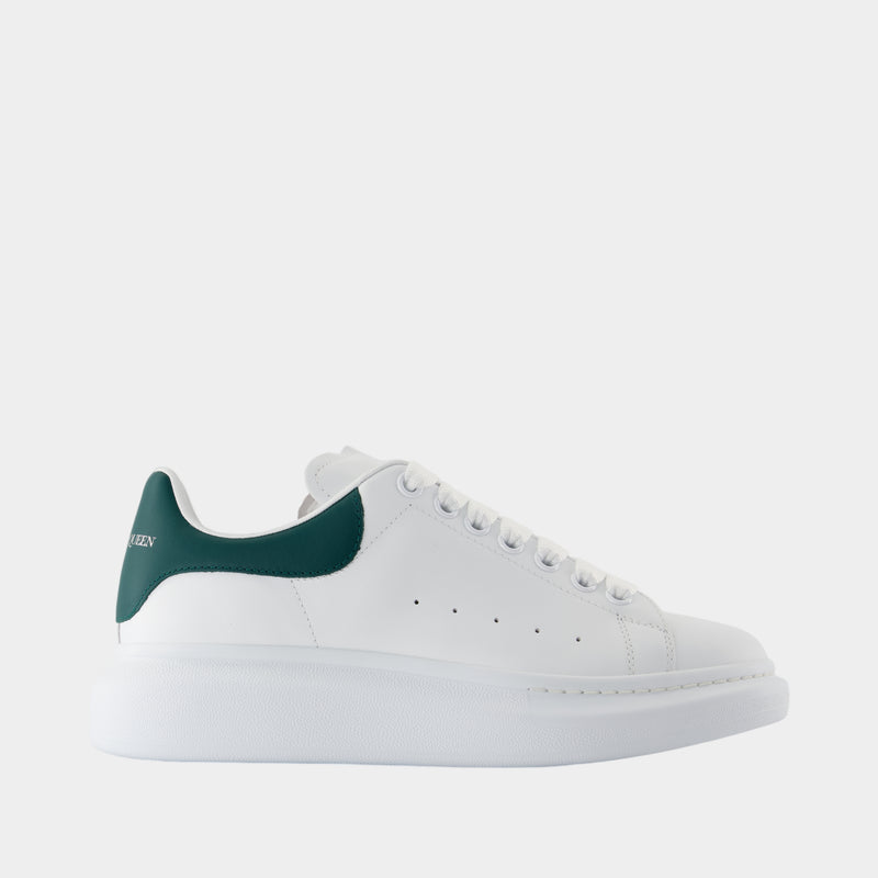 Sneakers Oversized Alexander McQueen Cuir Blanc