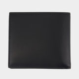 Porte-Carte Bi Fold Cc - Alexander McQueen - Cuir - Noir