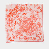 Écharpe Fo Sailor Tattoo - Alexander McQueen - Soie - Rose