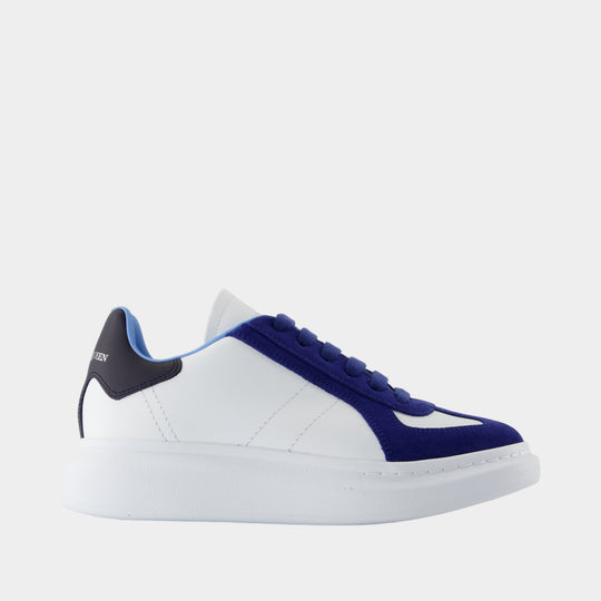 Sneakers Oversized - Alexander McQueen - Cuir - Blanc