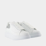 Sneakers Oversized - Alexander McQueen - Cuir - Blanc