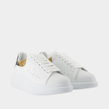 Sneakers Oversized - Alexander McQueen - Cuir - Blanc
