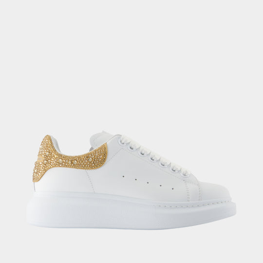 Sneakers Oversized - Alexander McQueen - Cuir - Blanc