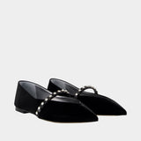 Ballerines - Alexander McQueen - Cuir - Noir