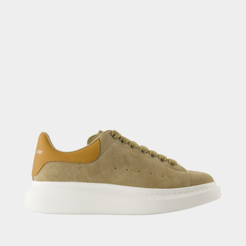 Sneakers Oversize - Alexander McQueen - Cuir - Beige