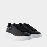 Sneakers Oversize - Alexander McQueen - Cuir - Noir
