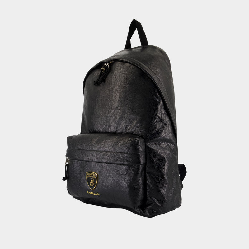 Sac À Dos Explorer - Balenciaga - Cuir - Noir