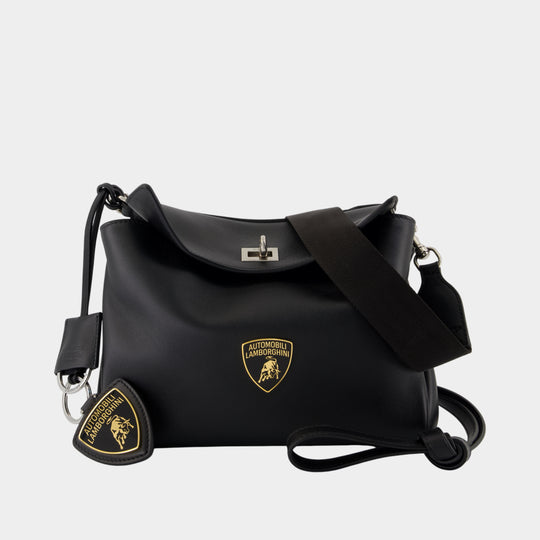 Sac Porté Épaule Rodeo Mess Small - Balenciaga - Cuir - Noir