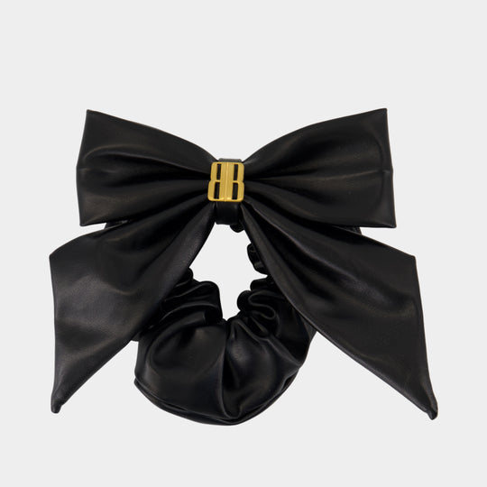 Chouchou Clemence Xl - Balenciaga - Satin - Noir