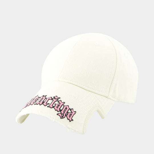 Casquette - Balenciaga - Coton - Blanc