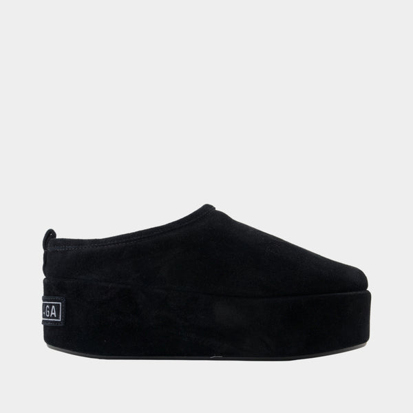 Mules Alaska - Balenciaga - Cuir - Noir