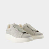 Sneakers Oversized - Alexander McQueen - Cuir - Gris