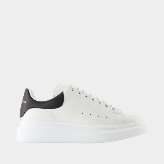 Sneakers Oversized - Alexander McQueen - Cuir - Blanc