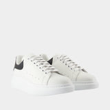 Sneakers Oversized - Alexander McQueen - Cuir - Blanc