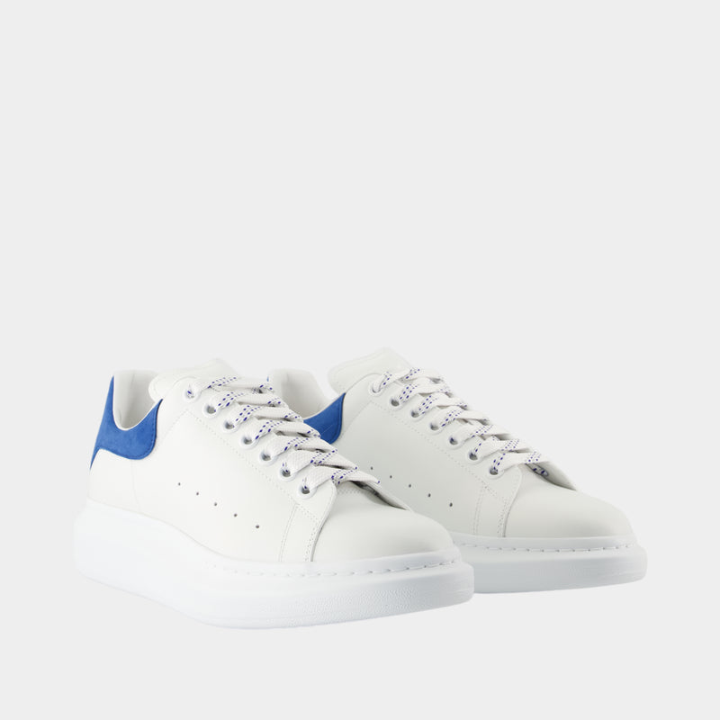 Sneakers Oversized - Alexander McQueen - Cuir - Blanc