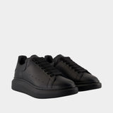 Sneakers Oversize - Alexander McQueen - Cuir - Noir