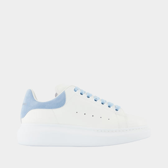 Sneakers Oversized - Alexander McQueen - Cuir - Blanc
