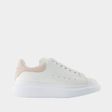 Sneakers Oversized - Alexander McQueen - Cuir - Rose