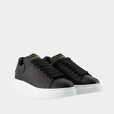 Sneakers Oversized - Alexander McQueen - Cuir - Noir