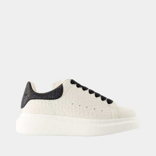 Sneakers Oversized - Alexander McQueen - Cuir - Blanc