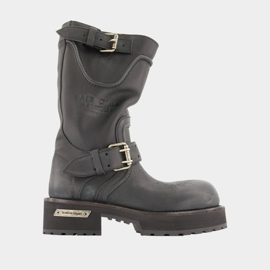 Bottes Venom - Balenciaga - Cuir - Multi