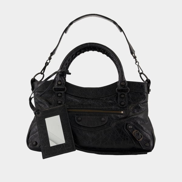 Sac À Main Le First - Balenciaga - Cuir - Noir